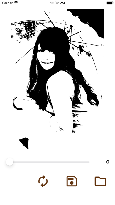 Simple Black and White Photo Screenshot