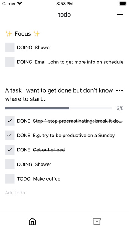 Actionist - A Doing App