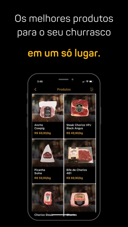 Churrasco App: Carne e Bebida