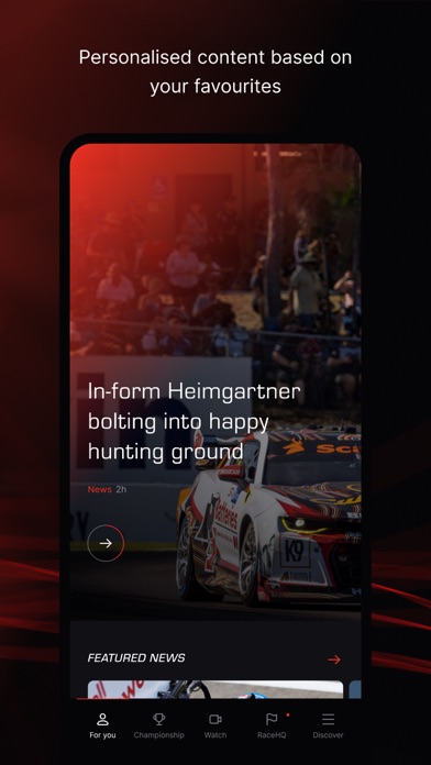 Supercars App Screenshot