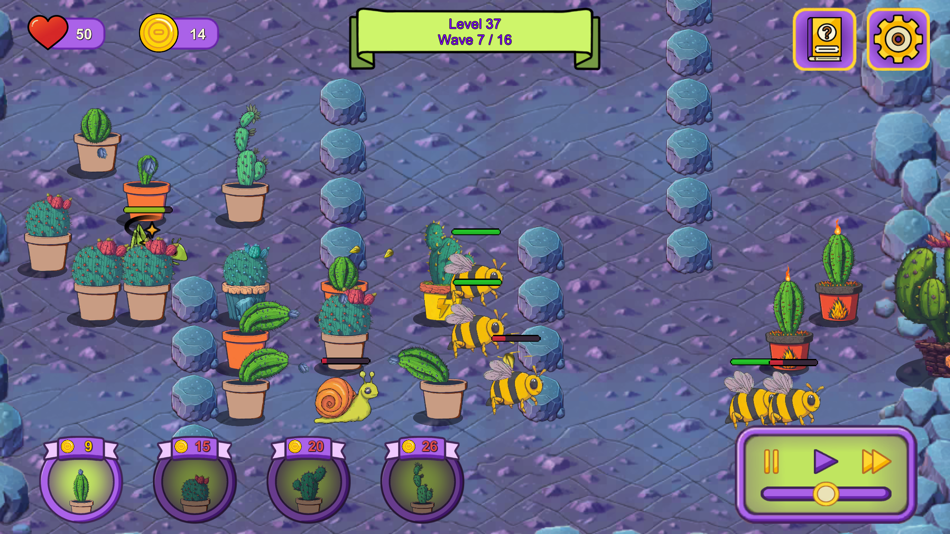 #4. Cactus Defense: Bug Invasion (iOS) 由: Alper Ilkay Karatas