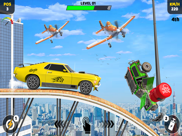 Car Crash High Speed Jump Game