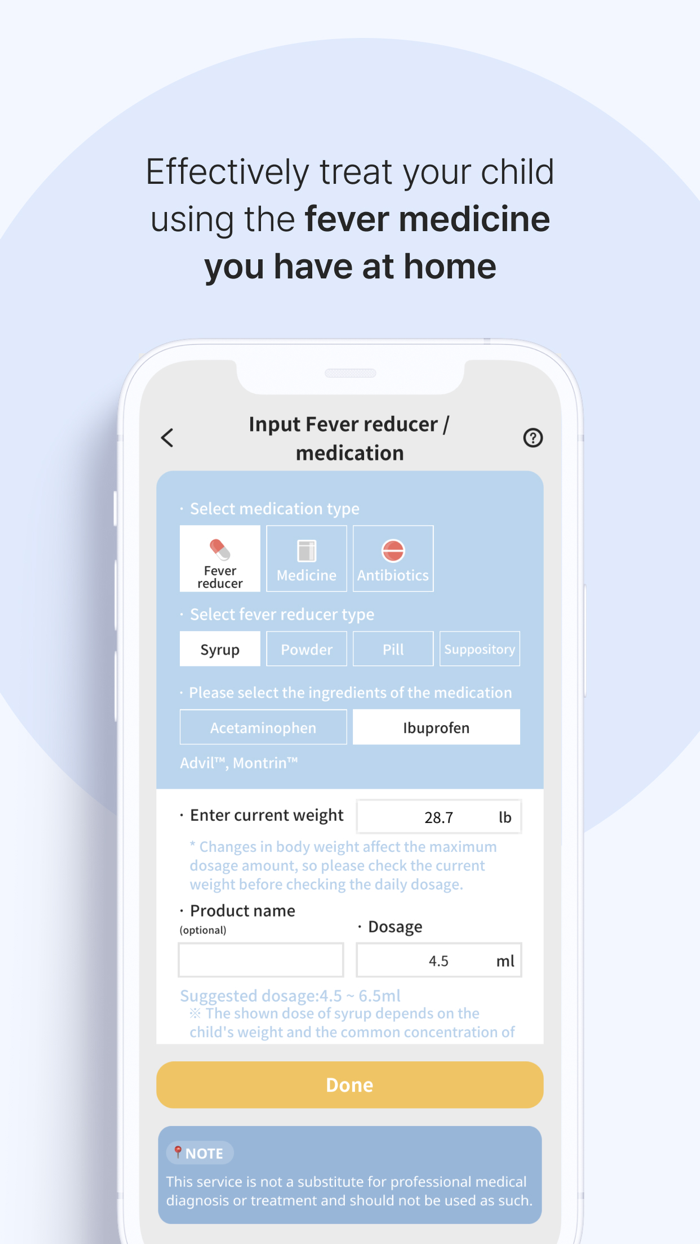 FeverCoach - For Childs Fever