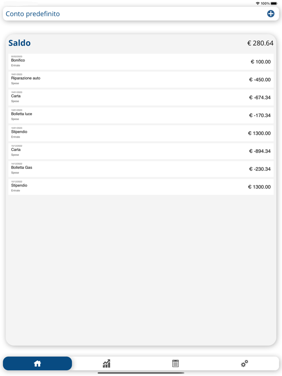 Screenshot #4 pour Bilancio Famigliare