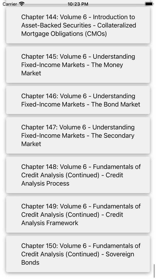 #2. CFA Level 1 Mock Exam (iOS) Podle: Martin Tseng