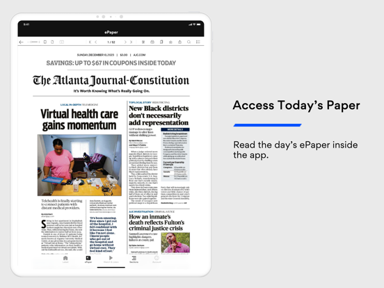 AJC News iPad screenshot 4 - News app