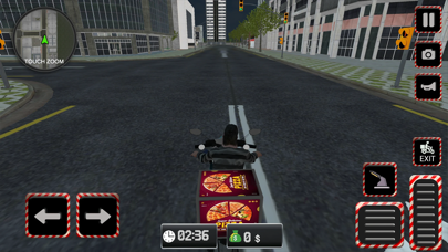 Motorcycle Pizza Delivery Game Screenshot