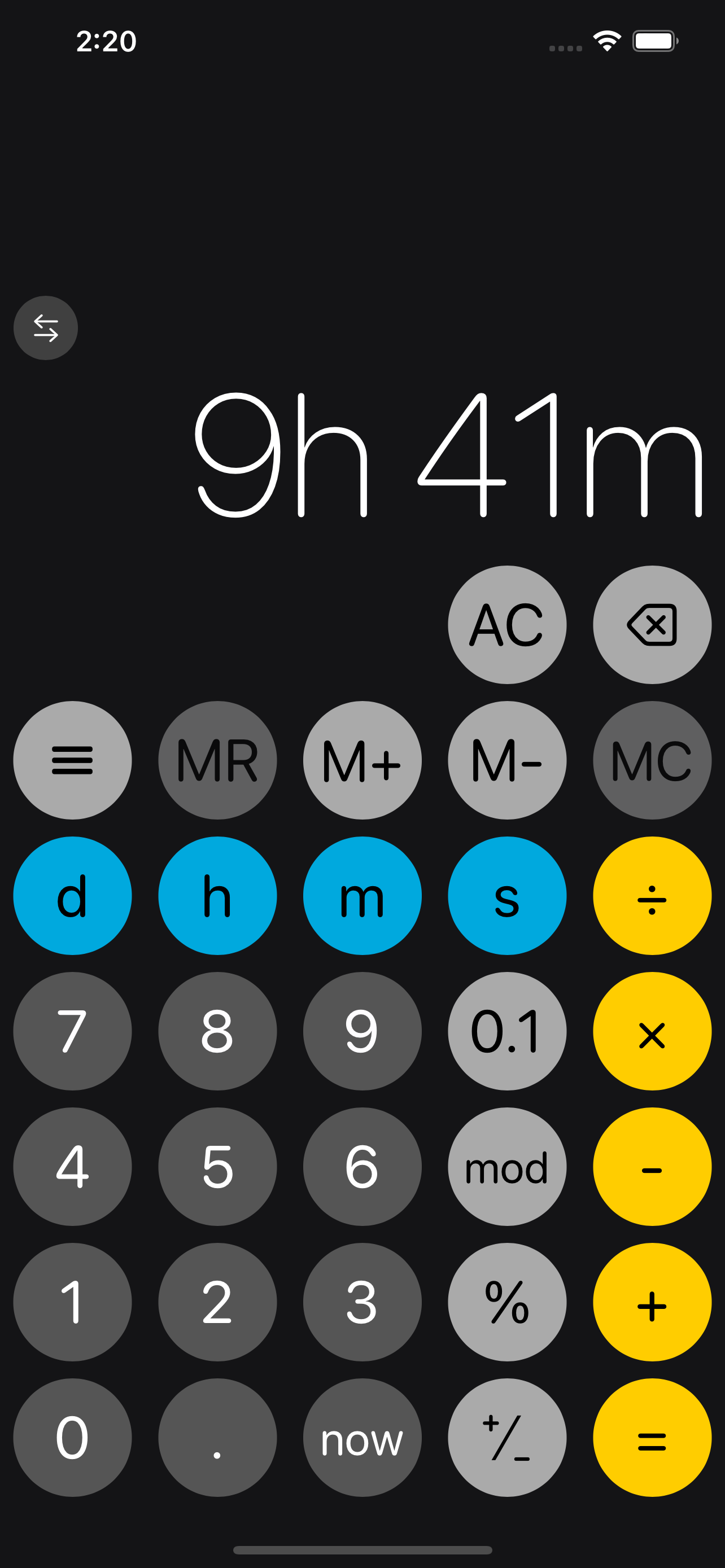 Time Calculator ×