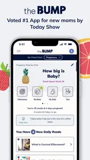 pregnancy & baby app: the bump iphone screenshot 1