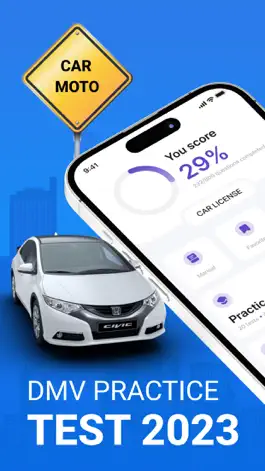 Game screenshot DMV Permit Drivers Test 2023 mod apk