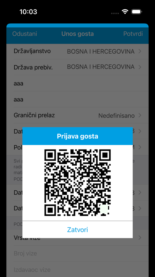 #6. Prijava boravka (iOS) 由: Vlado Bokun