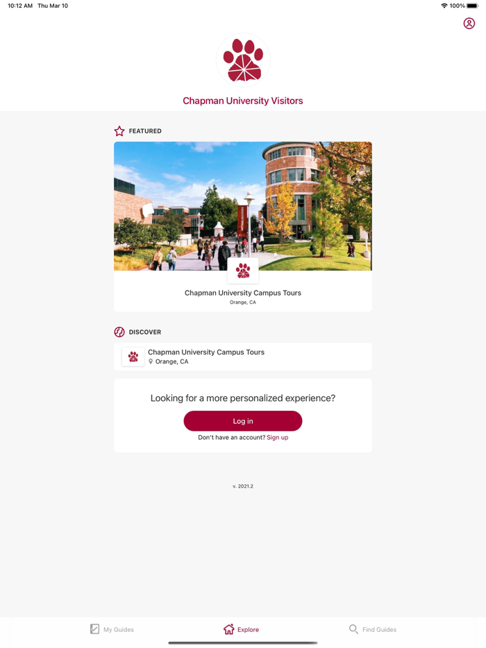 Chapman University Visitors