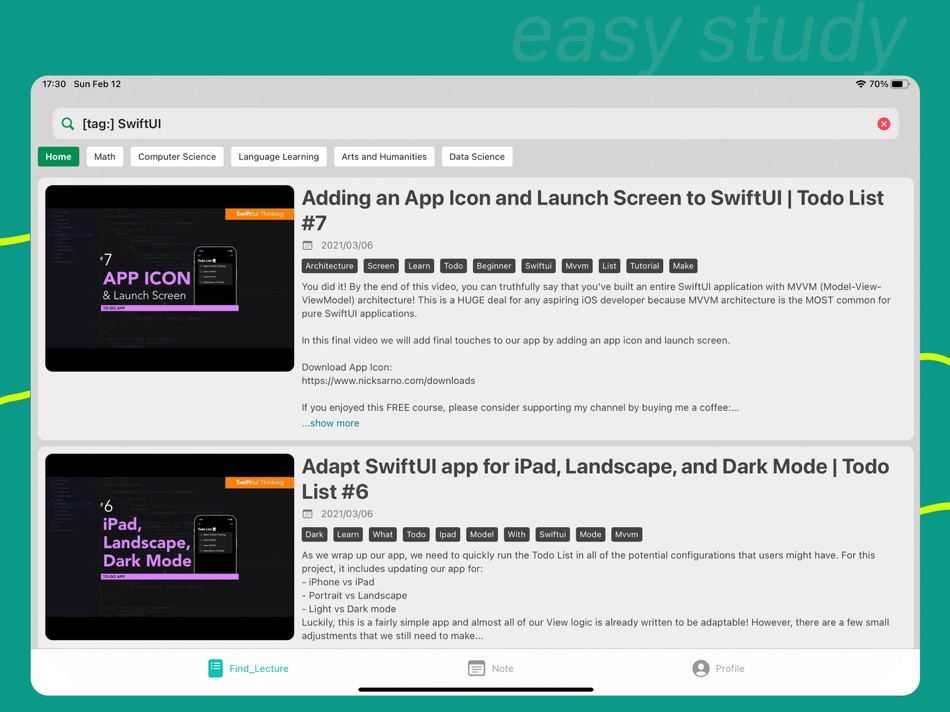 #2. easyLaifu Study (iOS) De: JINFANG CUI