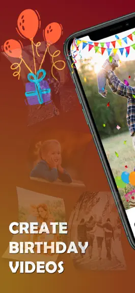 Game screenshot Video Maker Birthday Slideshow apk