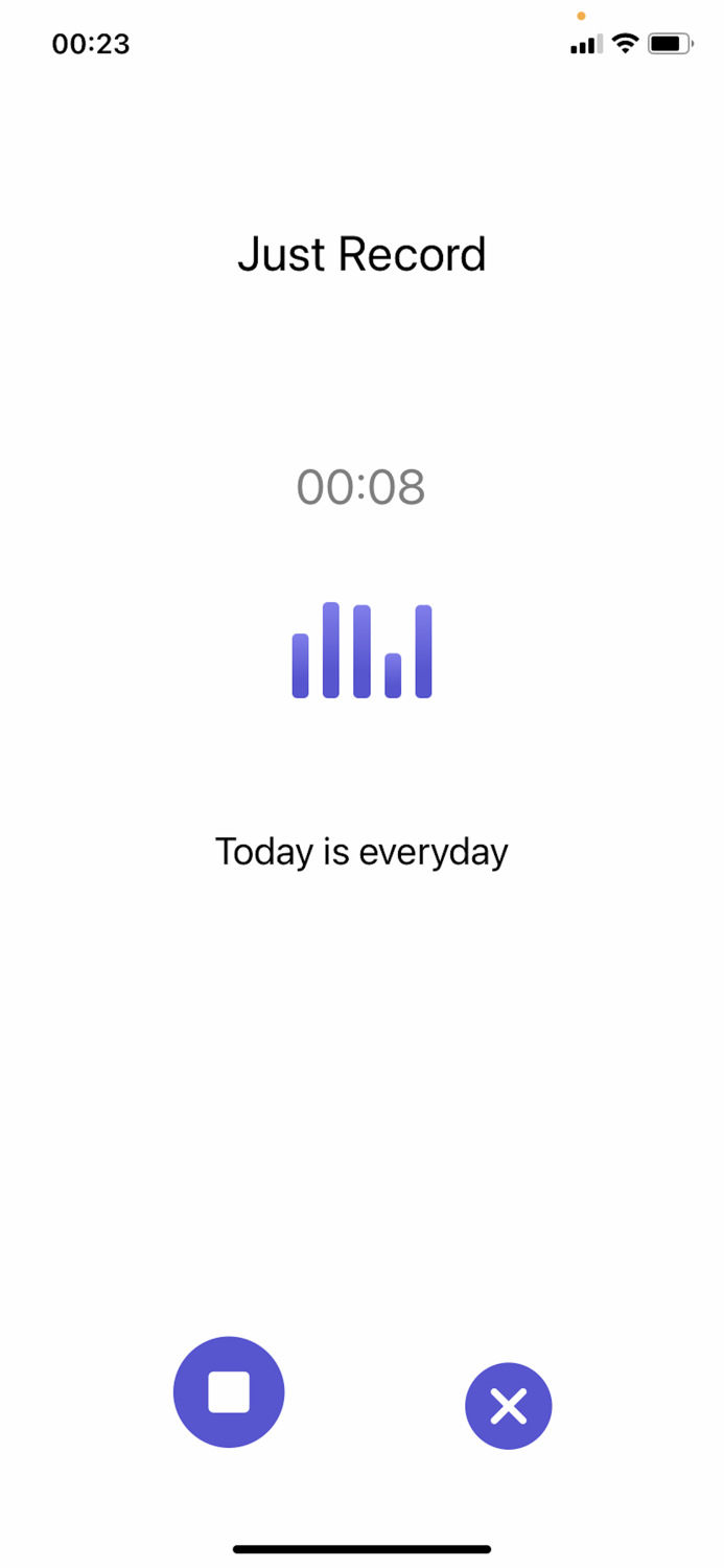 Just Record - Voice recorder