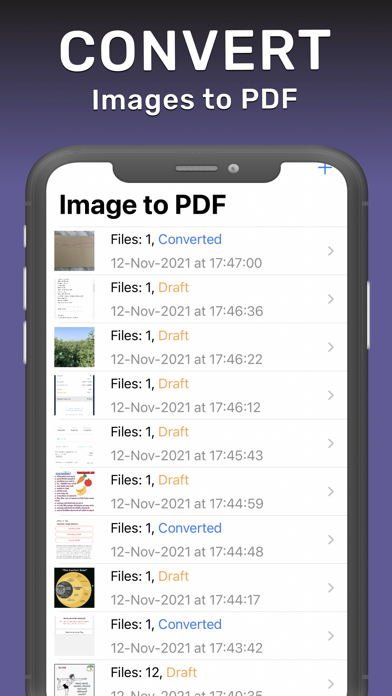 Screenshot #1 pour Photo to PDF Converter: JPEG