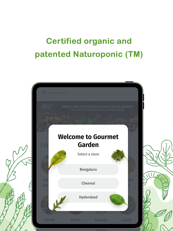 Gourmet Garden India iPad screenshot 3 - Shopping app