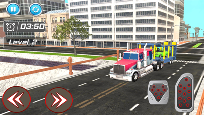 Euro Truck Driving Sim 3D Game Screenshot