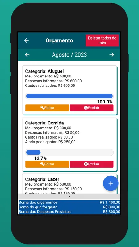 Controle Financeiro Facil screenshot 4 of 8
