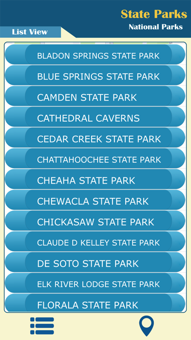 Alabama-State & National Parks Screenshot