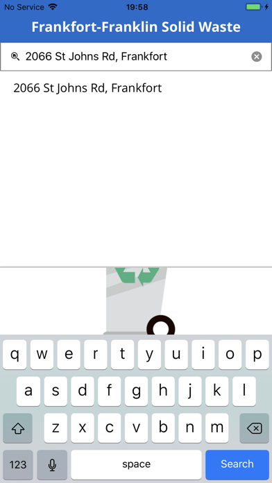 Frankfort-Franklin Solid Waste Screenshot