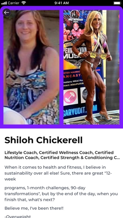 Muscles & Mascara Fitness Screenshot