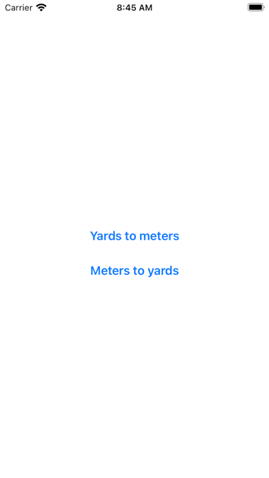 Yards and Meters Screenshot