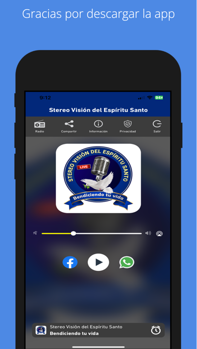 Stereo Visión del Espíritu Screenshot