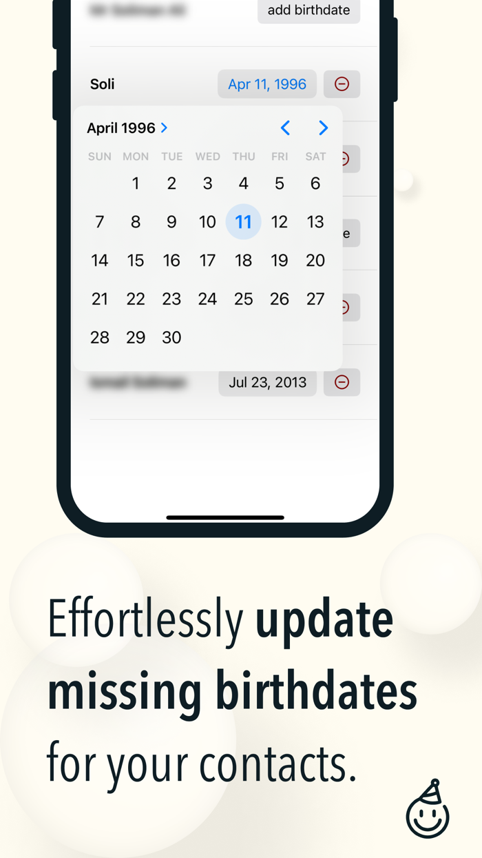 happy - Birthday Reminder