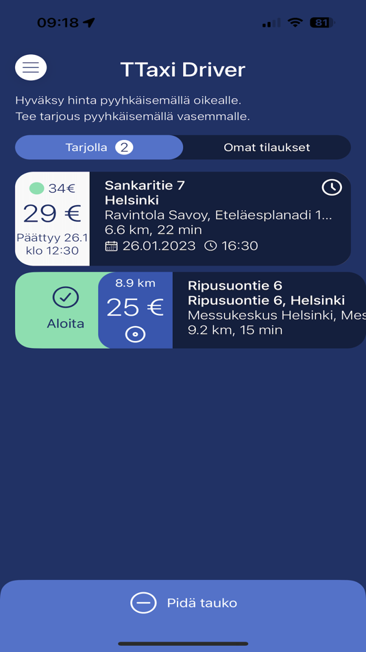 #2. T Taxi Driver (iOS) 由: RX Enterprise Oy