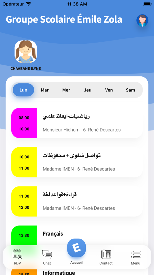 #5. Groupe Scolaire Émile Zola (iOS) 来自: STE EDUCANET TUNISIE