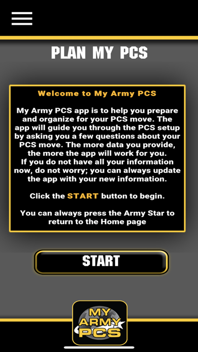 My Army PCS Screenshot