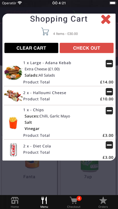 Charcoal Restaurant Turkish Screenshot