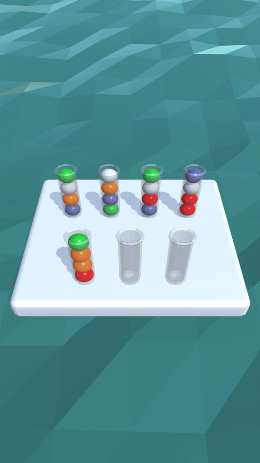 #2. Ball Sort 3D - Color Puzzle (iOS) Podle: Duong Pham