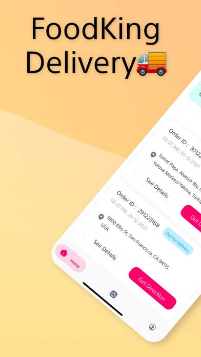 FoodKing - Delivery Screenshot