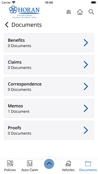 Horan Insurance Screenshot