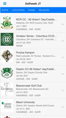 Game screenshot Golfweek JT apk