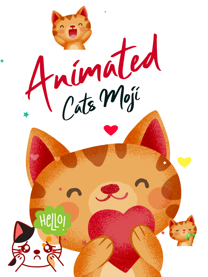 Animated Cats Moji
