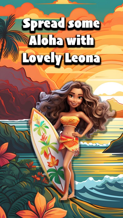 Screenshot #1 pour Lovely Leona Stickers