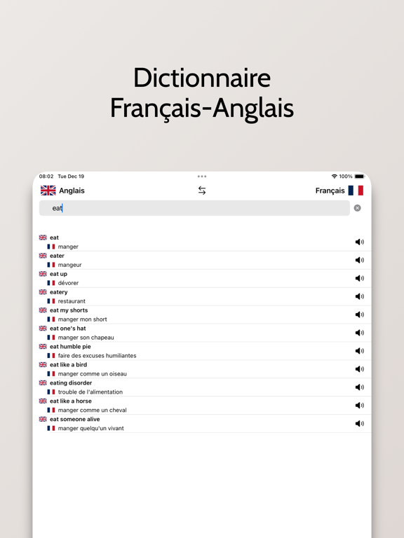 Dictionnaire Anglais-Françaisのおすすめ画像1