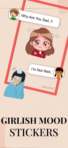 Game screenshot Girlish Mood Stickers hack