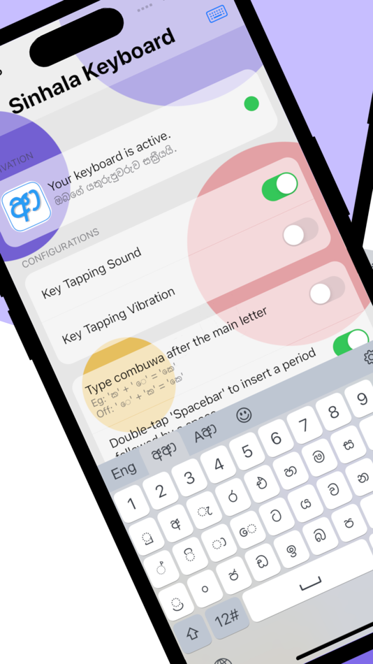 #1. Sithija : Sinhala Keyboard (iOS) Podle: Rajeev Prasad