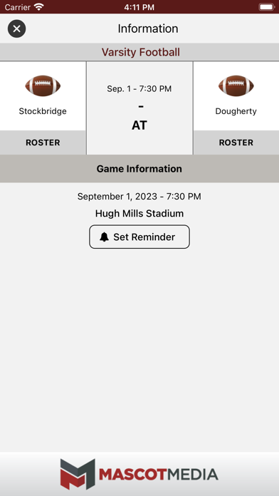 Trojans Athletics Screenshot