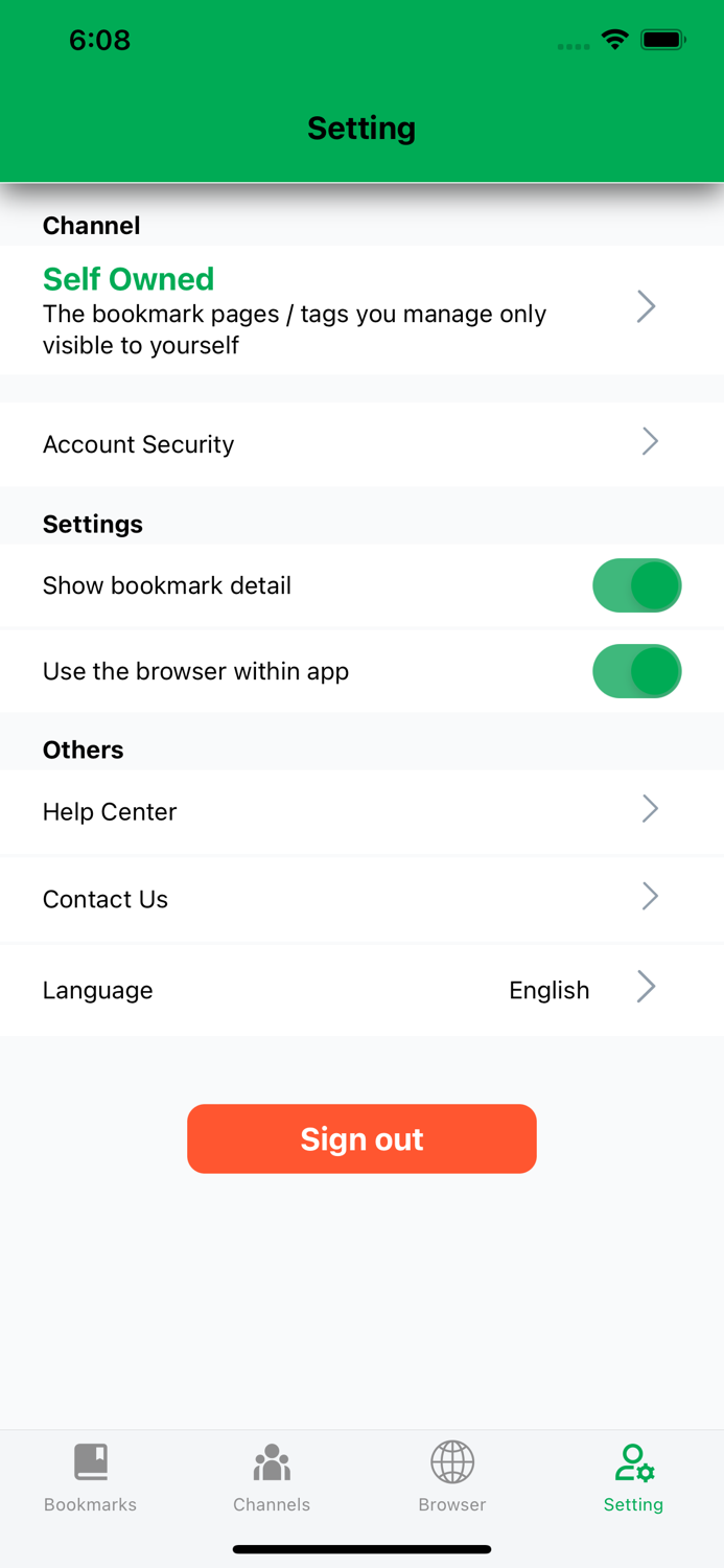 Page Org - manage bookmarks