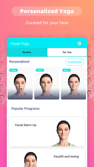 Facial Yoga Daily Face Workout Screenshot