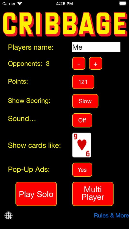 #4. Crib Cribbage (iOS) 由: Stephen Arscott