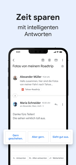 ‎Gmail – E-Mail von Google Screenshot