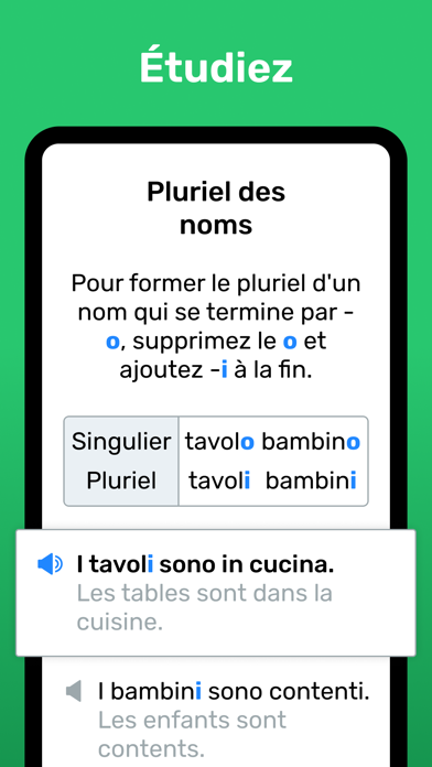 Screenshot #2 pour Wlingua - Apprenez l’italien