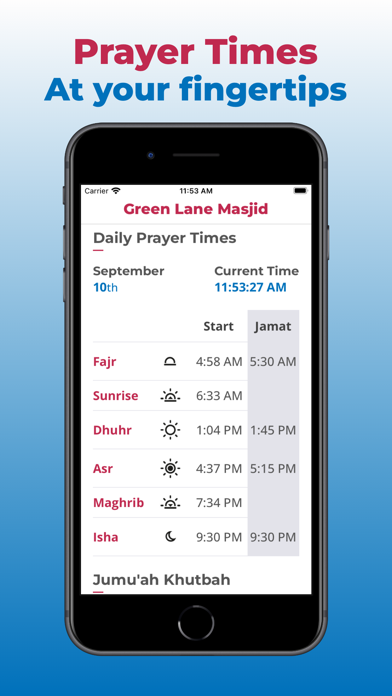 Green Lane Masjid Screenshot