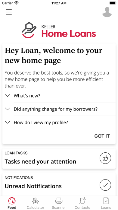 Keller Home Loans Screenshot